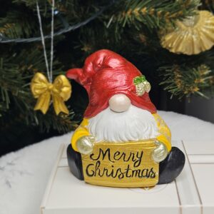 Manó Merry Christmas felirattal, Nagy, - asztali dísz